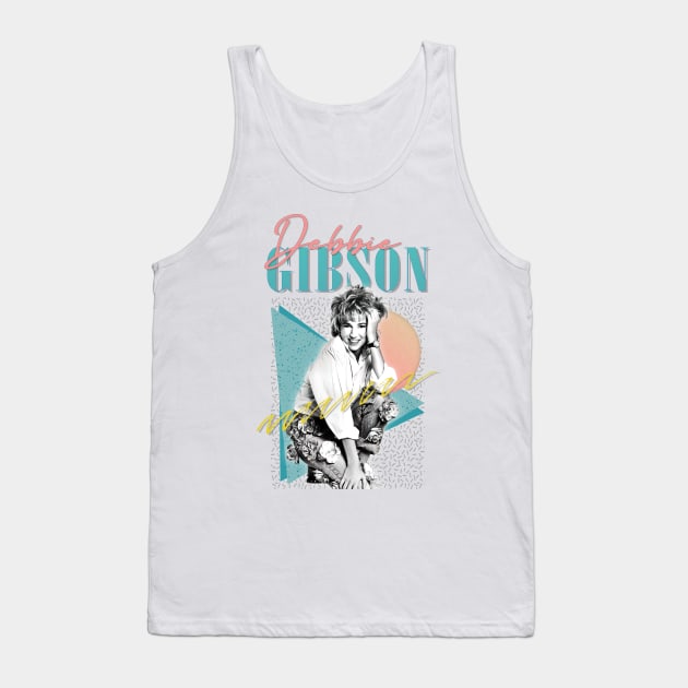 Debbie Gibson ----  80s Styled Aesthetic Design Tank Top by DankFutura